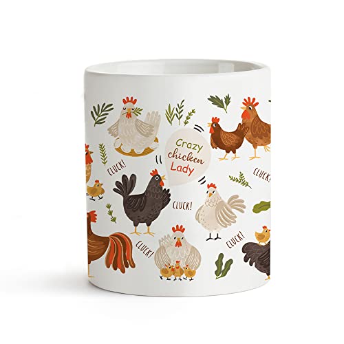 Chicken-Coffee-Mugs-For-Chicken-LoversWomenFunny-Chicken-lover-Gifts-Mug-For-Chicken-LadyFarmerFarmhouse-11oz-Tea-Cup Chicken Coffee Mugs For Chicken LoversWomenFunny Chicken lover Gifts Mug For Chicken LadyFarmerFarmhouse 11oz Tea Cup