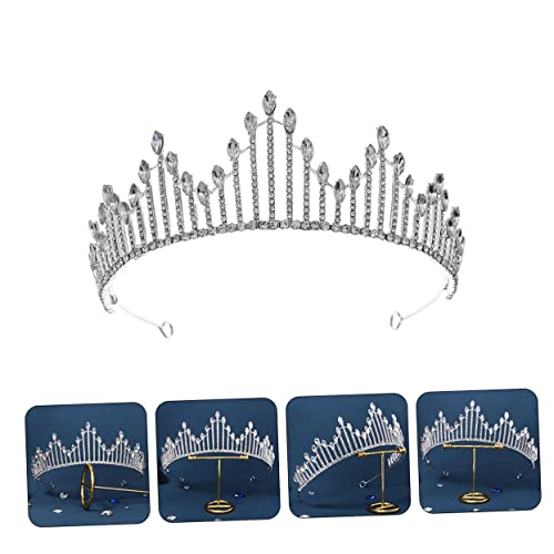 FOMIYES Coroa De Strass Tiara De Casamento Tiara De Casamento Para Noiva Headpiece De Noiva Coroas D