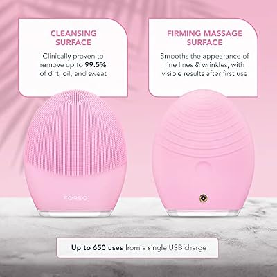 FOREO LUNA 3 Facial Cleansing Brush | Normal Skin | Anti Aging Face Massager | Enhances Absorption of Facial Skin Care Products | For Clean & Healthy Care | Simple & Easy | Waterproof