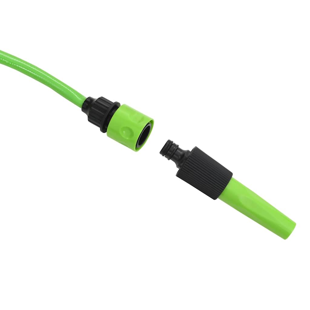 Wasserschlauchtrommel Automatisch Einziehbar mit 10+1 m PVC Schlauch Wandmontage, Sprühdüse und Aufrollmechanismus, schwenkbar, platzsparend, ideal für Garten, Terrasse und Außenbereich
