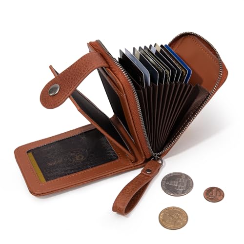 Montana West X Wrangler Rfid Card Holder Small Credit Card Wallet for Women Compact Zip Card Case Ladies Cash Wallet with Multi Credit Card Holder and ID Window2