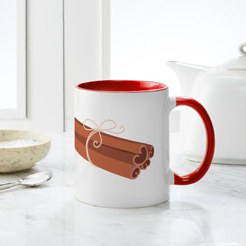 Taza de cerámica 11 oz con diseño Cinnamon Sticks miniatura 6
