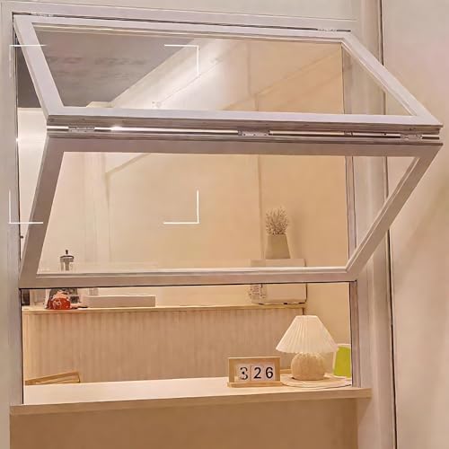 Ventanas de aluminio para casas móviles y negocios con sistema plegable de doble hoja