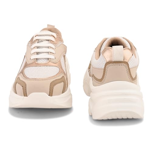 Image of Centrino Women Sneaker | Cushioned Insole for Comfort | Stylish Lace-Up Design | Perfect for Casual Outfit for Ladies (9493)