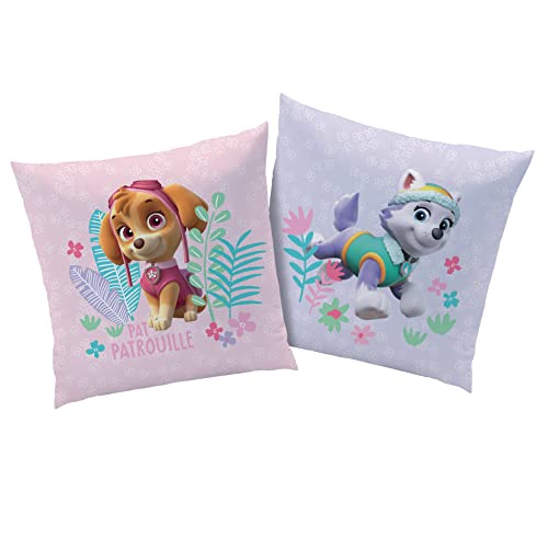 Pat Patrouille Paradise Coussin Carre 40X40, Rose-Violet