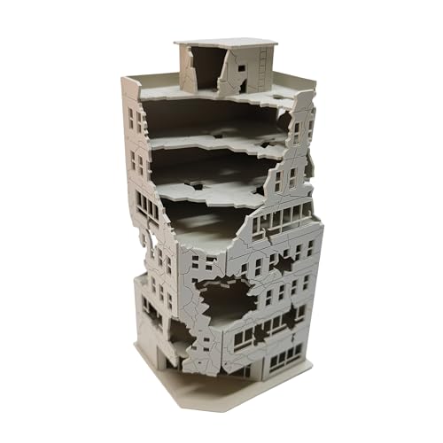 Mycity N Scale War Damaged Architectural Building