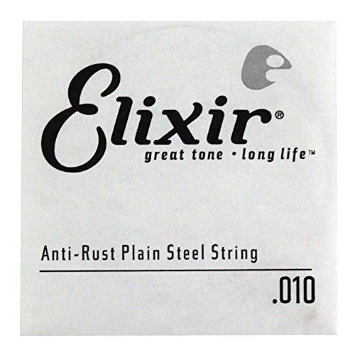 ELIXIR エリクサー 13010 010弦×4本 ANTI RUST PLAIN プレーン弦 ギター用バラ弦