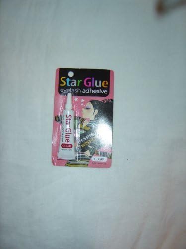 Star Glue Eyelash Adhesive 7g Net Wt .1/4oz (Clear) by STAR GLUE