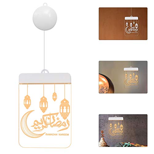 Mobestech Ramadan LEVOU Pendurado Luzes Da Noite Decorações Ramadan Muçulmano Eid Mubarak 1 Estilo O