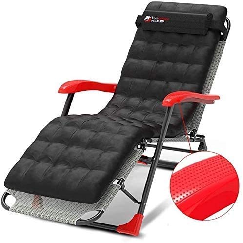 Chaise zéro gravité pour soulager le dos fauteuil de jardin rembourré et pliable