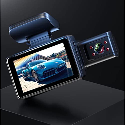 XRC TECH Câmera veicular com rotação de 360° HD 1080p para gravação frontal e interior de carros ao