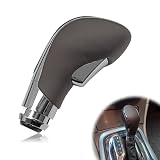Automatic Gear Stick Shift Knob Compatible with 2012-2017 Buick Verano Car Gear Shift Knob Leather Car Stick Lever Gear Shifter Knob Cover Head Handle Lever(Brown)