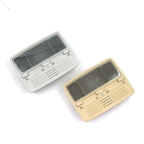 Car Reading Lamp Sunroof Switch for Santana 3000 Zhijun 4000,Car Interior Overhead Console Dome Light Reading Lamp,B-Grey(Normal/A-Beige)