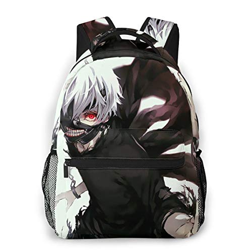 Tokyo Ghoul Casual Backpack Mochila Unisex para Computador Portátil  Resistente Agua
