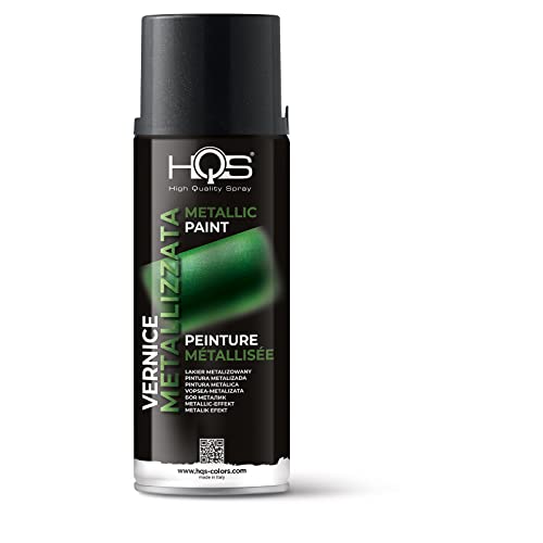 Hqs Bomboletta Di Vernice Spray 400Ml Metallizzato (Nero)