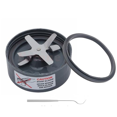 Replacement Extractor Blade, Fit for NutriBullet 600w / 900w Pro Extractor Blade Series with Comes with an Additional Silicone Gasket Sealing O-Ring for NutriBullet Blender Blade Replacement Parts