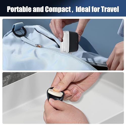 Variant 4 - Nose Hair Wax Kit, Nose Ear Hair Hot Wax Kit for Hair Removal with 100g Wax, 30 Nose Wax Sticks, 3 Silicone Pots, At Home Waxing Kit for Women Men, USB Rapid Heating Constant Temperature (Black)