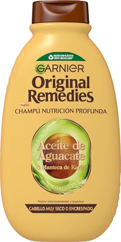 Garnier Original Remedies - Champú con Aceite de Aguacate y Mante...