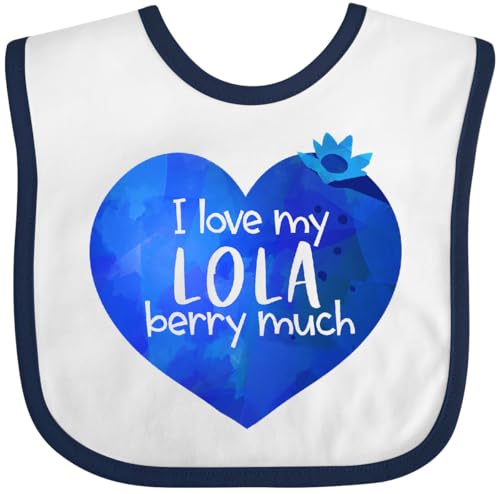 inktastic I Love My Lola Berry Much Baby Bib