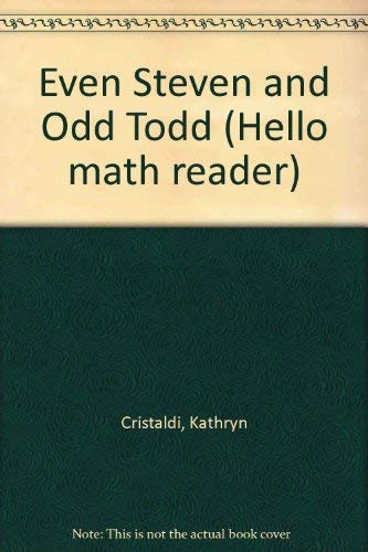 Even Steven and Odd Todd (Hello Reader) 0606092447 Book Cover