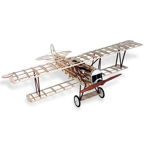 Guillows: 100th Anniversary Series - Fokker D-7 - Classic Balsa Wood DIY Airplane Model Kit 18 Wingspan Laser-Cut Scale WWI Ace Plane 103