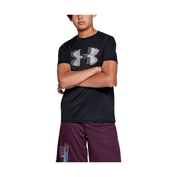 Under Armour Jungen Tech Big Logo Solid Tee Kurzarmshirt – Bild 3