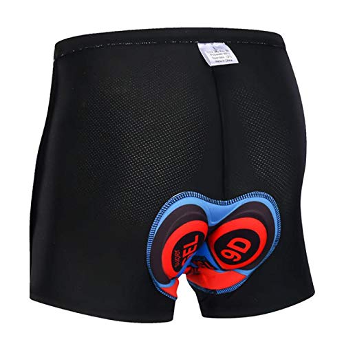 Dlzfudty Men's 9D Gel Cycling Shorts Cycling Shorts Cycling Underwear Shockproof Cycling Underpant Bicycle Shorts Bike Underwear(,Xxl)