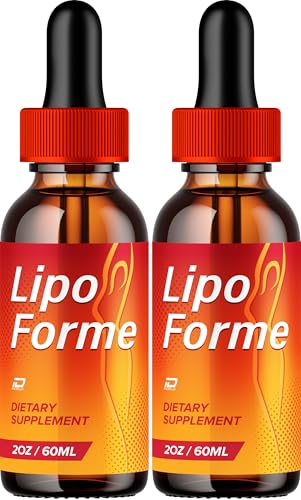 Lipo Forme Liquid Drops LipoForme Natural Liquid Dietary Natural Blend Supplement (2 Pack 2 Month Supply)