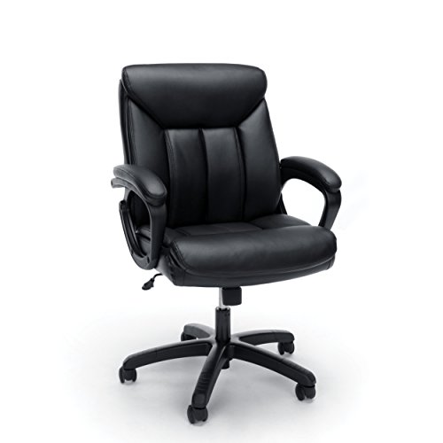 Ofm Essentials Collection Executive Office Chair Black With Black Frame