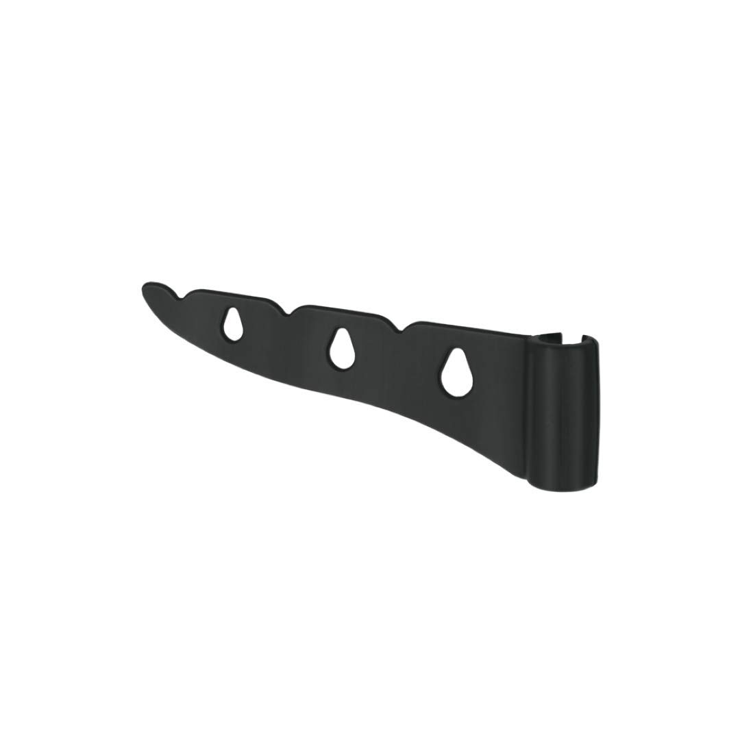 Metaltex Hanger Hook Rack Vertical, Black, 2-Piece