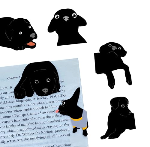 Magnetic Bookmarks - 6 Pieces Cute Dogs Bookmarks for Women Readers, Book Marks for Reading Office Supplies, Book Markers Gift for Book Lovers (B)