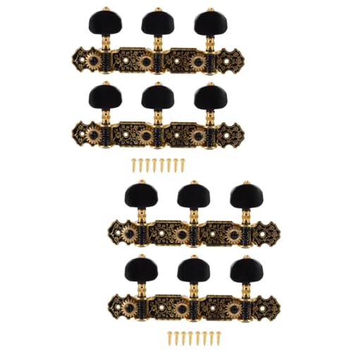 ibasenice 2paare Klassische Gitarren Stimmmechaniken Tuning Pegs Für Präzise Stimmung Und Einfache Installation Für Akustische Gitarren Kreatives Zubehör Stabil Und Zuverlässig