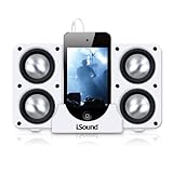 iSound Quad-X Portable Speaker System (White)
