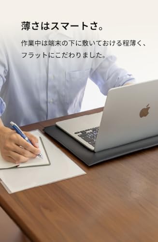 [ aso ] Layer Sleeve レイヤースリーブ PC/タブレットケース Macbook13インチ iPad Pro 12.9インチ 対応 Apple Pencil Magic Mouse 収納 ブラック ls-v192-bl