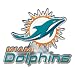 NFL Miami Dolphins Die Cut Color Automobile Emblem
