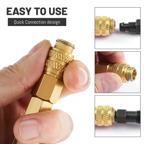 16Pcs Diesel Engine Compression Tester Kit Gauge Tester Cylinder Pressure Test Tool Kit Automotive Compressor With Case For Car & Truck #TOP5