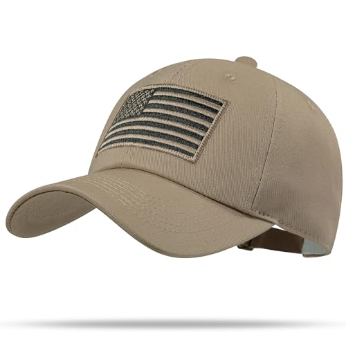 Image of American Flag Hat, Adjustable Fit USA Baseball Cap for Men Women, Dad Hats, Outdoor Ball Caps for Casual Wear
