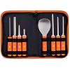 Professional Pumpkin Carving Kit – Heavy Duty Stainless Steel Tools and Knives with Carrying Case (8 Pieces) – Power…