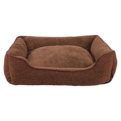 lionto Cama Perros Tejida con Cojín Extraíble Cover