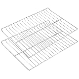 WB48T10095 Oven Rack Replacement Parts for GE Hotpoint Roster Oven Rack Profile Spectra XL44 Gas Range Oven Rack Stove Rack 304 Stainless Steel Electric Oven Rack Convection Oven Rack Wire Rack 2 Pack
