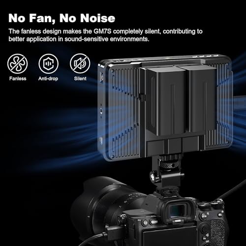 Ficha técnica Godox GM7S 4K Táctil Cámara Monitor 7 Pulgadas Externo Monitor 1200nit 1920x1200 IPS HDMI 3D LUT con LUT 3D NP-F550 Batería Parasol para Microslr y DSLR para Canon Nikon Sony - Fernando Cortés