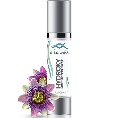 Hyaluronic Acid & Vitamin C Daily Face Moisturizer by À La Paix - Glycolic Acid & Salicylic Acid Anti Aging Face Cream - Moisturizer for Face & Neck Reducing Wrinkles, Fine Lines, Dark Spots,Age Spots