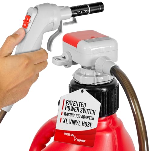 TERA PUMP Auto Stop Fuel Pump with 4.25 ft hose