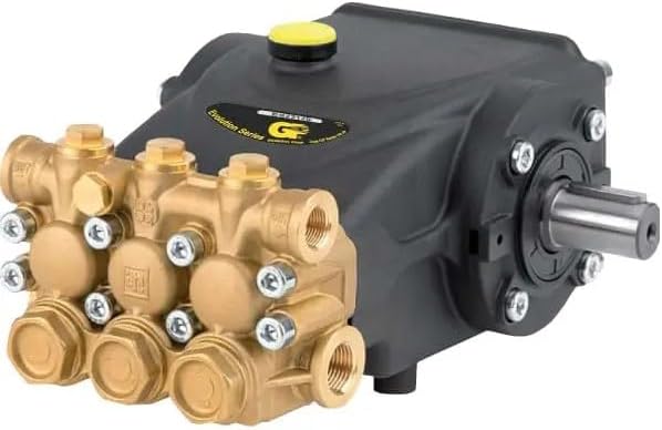 General Pump ES2012S (4000 PSI/ 4.76 GPM) - ES Series -24 MM Solid Shaft - 1750 RPM - Brass Manifold - Pressure Washer Pump