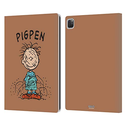 Head Case Designs Officially Licensed Peanuts Pigpen Characters Leather Wallet Case Compatible with Apple iPad Pro 12.9 2020/2021/2022