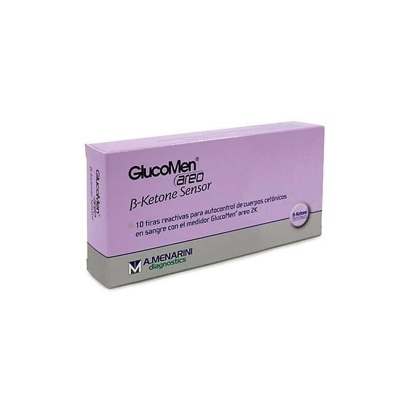 GLUCOMEN AREO SENSOR B-KETONE 10 TIRAS PARA2