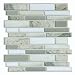 HUE DECORATION Peel and Stick Decorative Tile - Modern Green Marble Design, Stick-On Smart Backsplash Tiles for Kitchen/Bathroom 10" x 9.8" (Pack of 6)