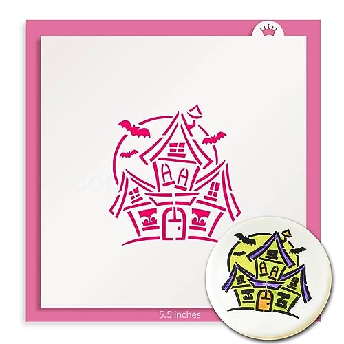 Haunted House PYO Stencil - Drawn by Krista