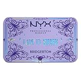 Nyx Professional Makeup, Bridgerton Paleta de Rubor, Tono: Lady in Silver (rosa). Rubor en polvo. Fórmula vegana.