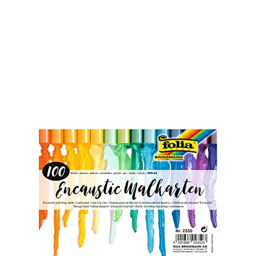 Artidee Ensemble Encaustique - 10 Blocs Pastel Pour Peinture à La Cire, Qualité Professionnelle
